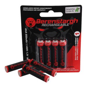 Berenstargh Micro Batteries 4x Battery AAA MICRO LR3 950mAh