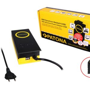 90W Synchron Adapter 5,5x2,1x12mm 19V incl. USB Output 2,1A